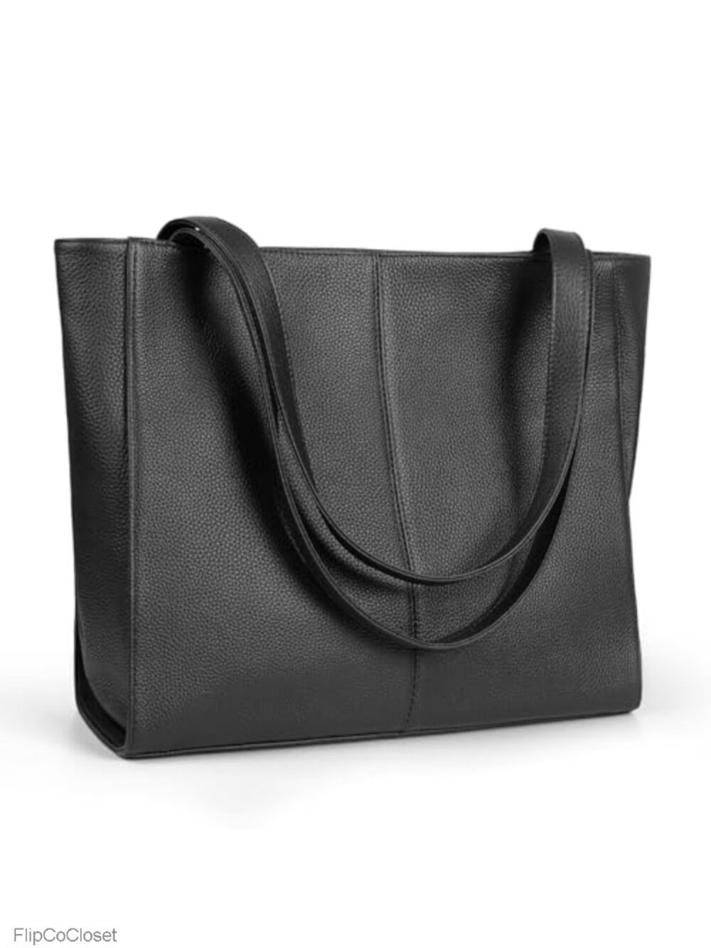 Genuine Leather Tote Bag for Women Work Travel Laptop Handbag